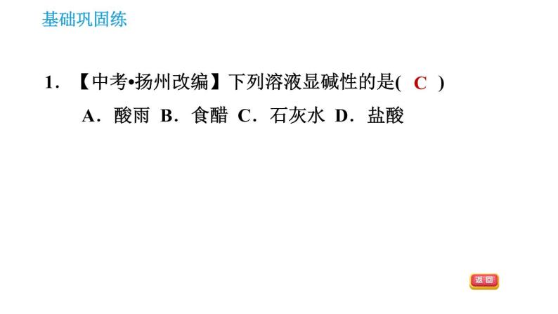 科学版九年级下册化学课件 第8章 8.1 溶液的酸碱性003