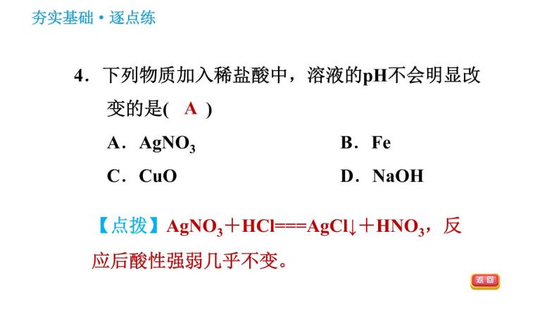 沪教版九年级下册化学课件 第7章 基础实验8 酸与碱的化学性质007