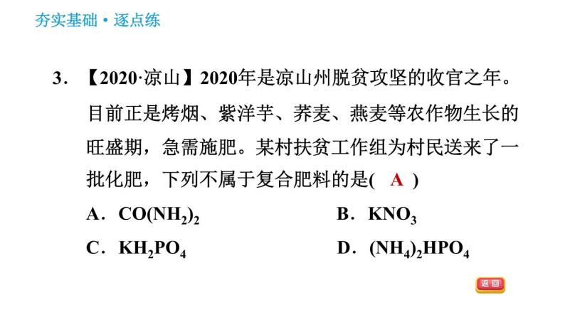 人教版九年级下册化学 第11单元 习题课件05