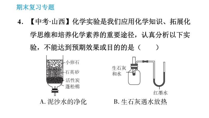 沪教版九年级下册化学课件 期末复习 专题5 化学实验08