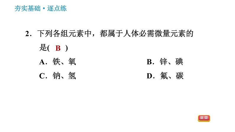 科学版九年级下册化学课件 第9章 9.4.2 人体内的元素 药品及有害物质第4页