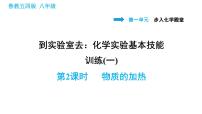 化学八年级全册第二单元 探秘水世界到实验室去：化学实验基本技能训练（二）背景图ppt课件