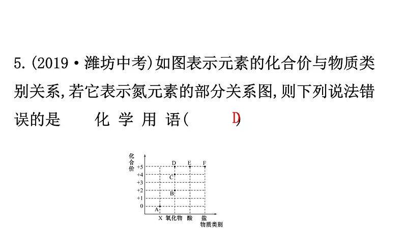 2021-2022学年人教版化学中考复习之化学用语课件PPT07