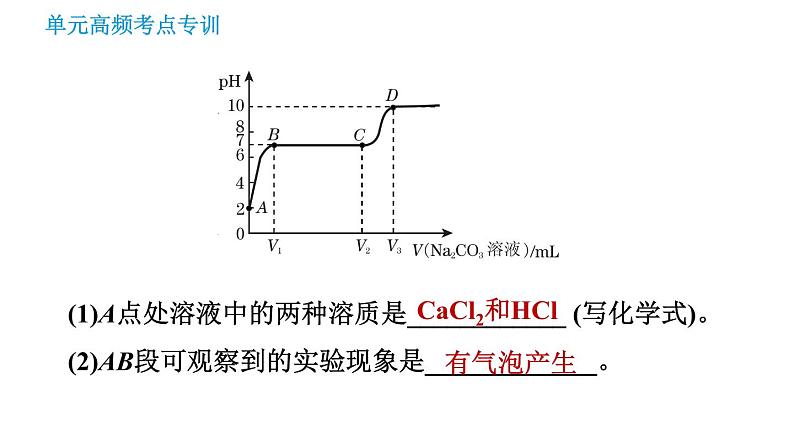 鲁教版九年级下册化学课件 期末高频考点专训 专训6 图表图像题第6页
