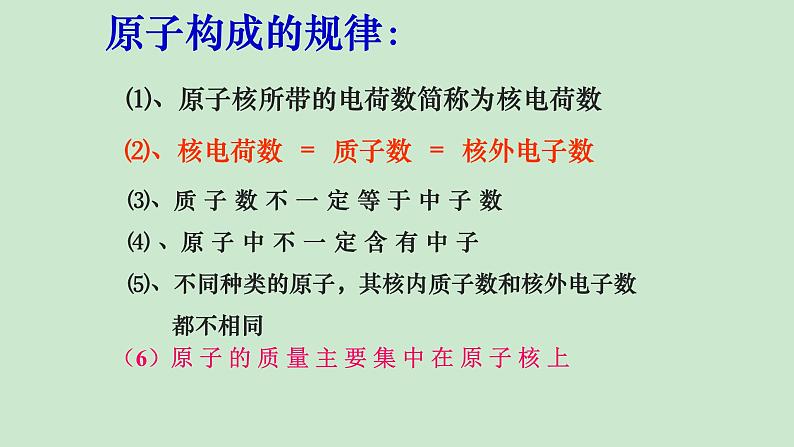 人教版九年级化学(上)第三单元《物质构成的奥秘》单元复习课件第4页