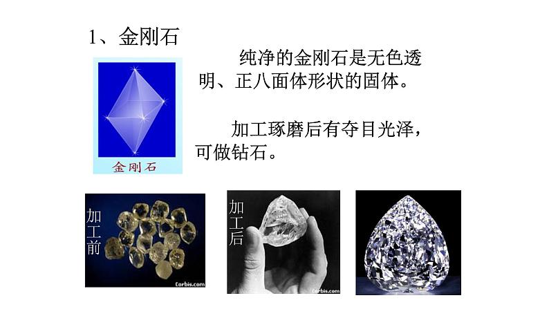 人教版九年级化学(上)第六单元《金刚石、石墨和C60》培课件第5页