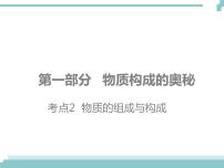 中考化学考点复习课件：考点2 物质的组成与构成