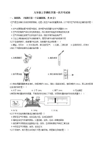 2020-2021年陕西省榆林市九年级上学期化学第一次月考试卷