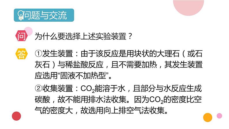 2020年化学九年级上册 第六单元 实验活动2 二氧化碳的实验室制取与性质 课件(人教版)第7页