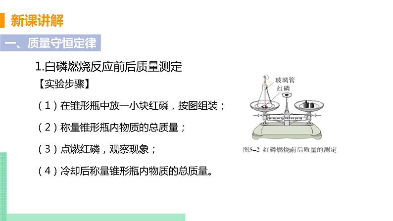 2021年初中化学人教版 九年级上册 第五单元 课题1 质量守恒定律(课时1) 课件第7页