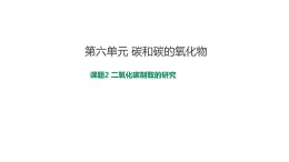 2021-2022学年九年级化学人教版上册：实验活动2 二氧化碳的实验室制取与性质-课件（1）