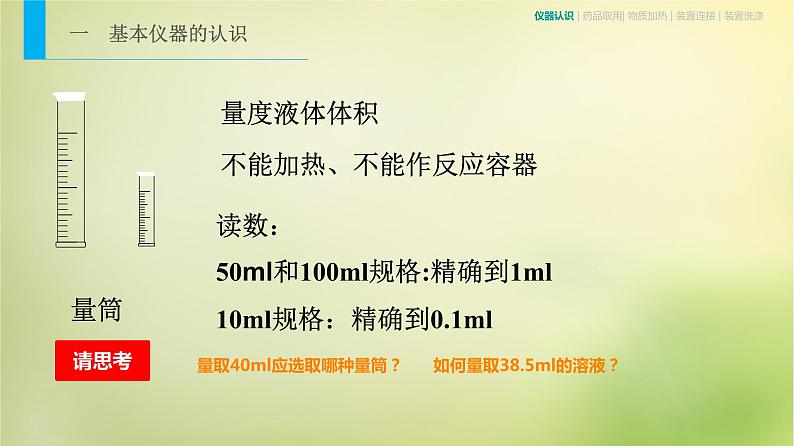 人教初中化学九上《1课题3走进化学实验室》PPT课件 (15)第7页