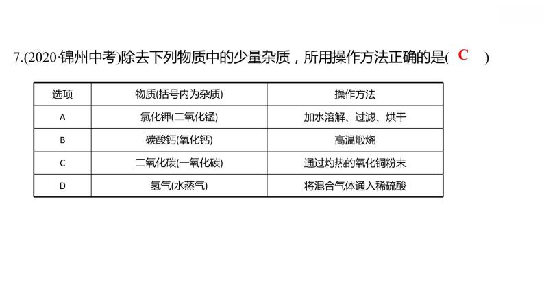 专项训练6 酸、碱、盐之间的转化 习题课件 2021-2022学年科粤版化学九年级08