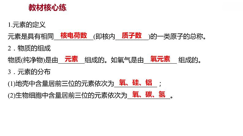 第二章 2.4.1辨别物质的元素组成(一) 习题课件 2021-2022学年科粤版化学九年级第2页