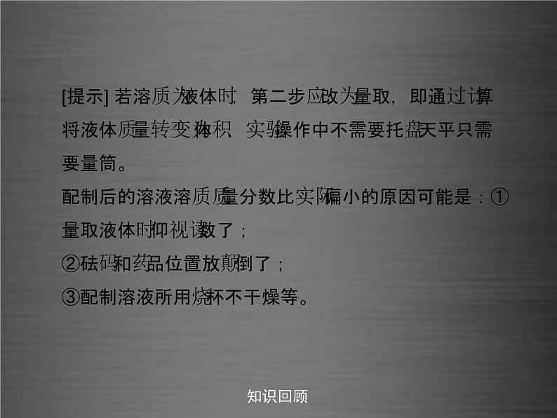 粤教初中化学九下《7.3 溶液浓稀的表示》PPT课件 (9)第7页