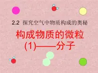 湘教初中化学九上《专题三 物质的构成  单元1 构成物质的微粒》课件PPT