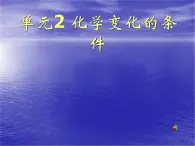 湘教初中化学九上《专题五 化学变化及其表示 单元1 化学变化是有条件的》课件PPT