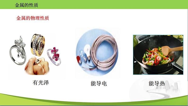 沪教版化学九年级上册 5.1 金属的性质和利用 课件第3页