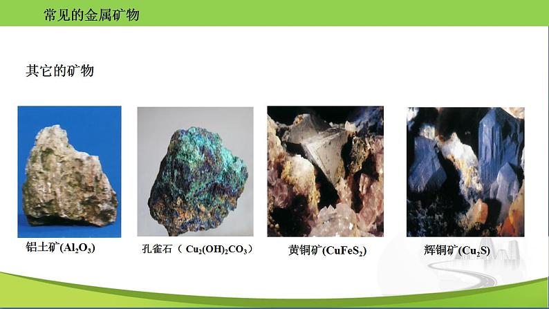沪教版化学九年级上册 5.2 金属矿物 铁的冶炼 课件第6页