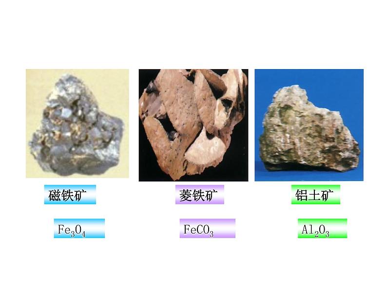 2021-2022学年度沪教版九年级化学上册课件 5.2 金属矿物 铁的冶炼第5页
