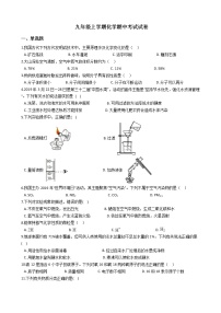 2021年重庆市大渡口区九年级上学期化学期中考试试卷