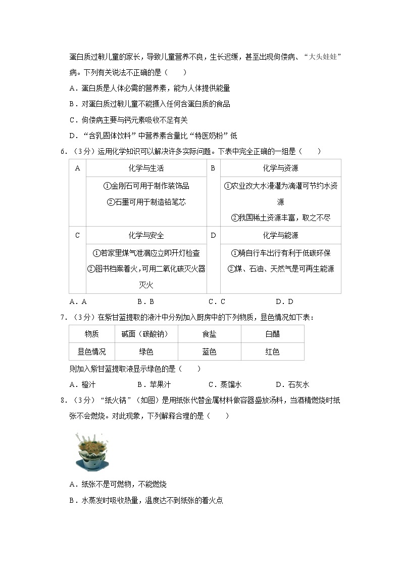 2021年广东省佛山市南海区中考化学模拟试卷（6月份）02