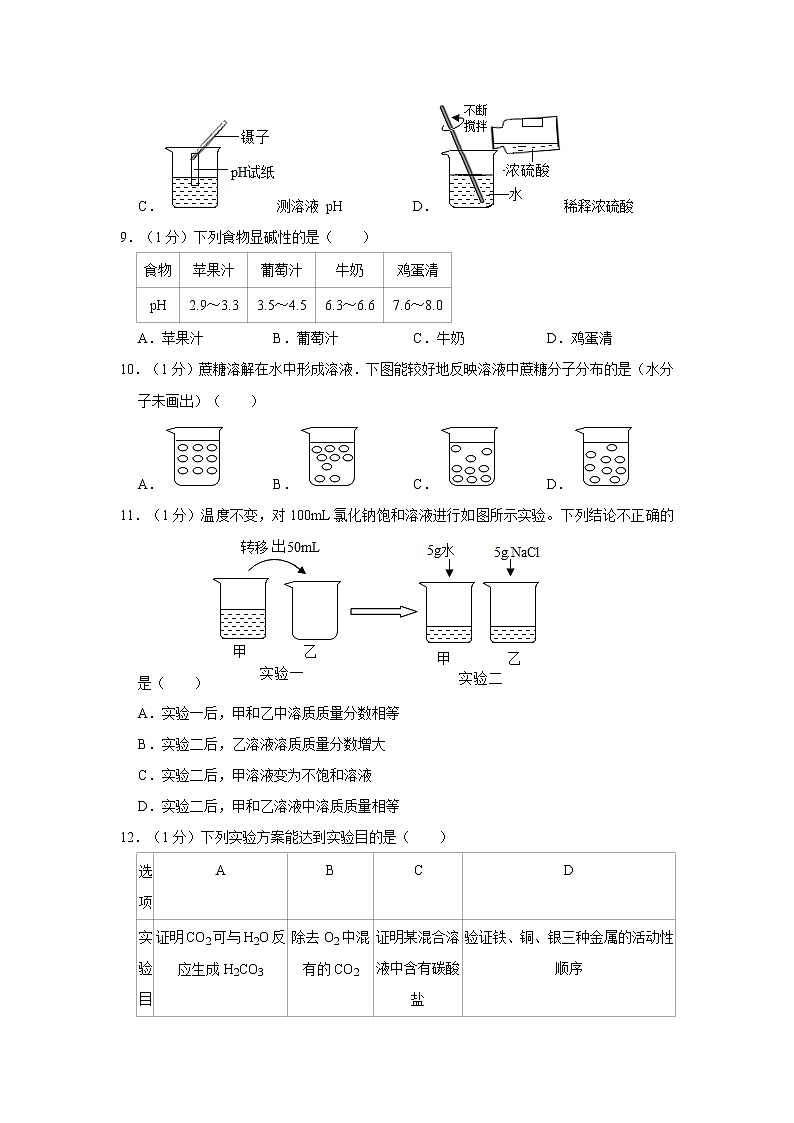 2021年北京市密云区中考化学一模试卷第2页