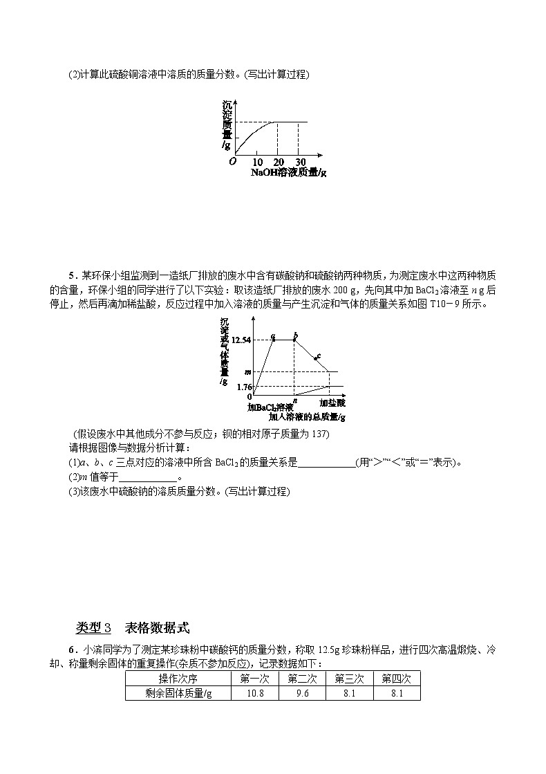 【专项练习】初三化学中考复习专题3:综合计算(题型分类+不含答案)第2页