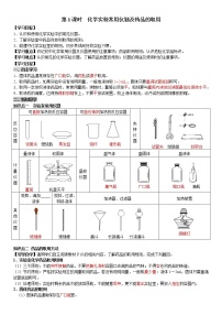 初中化学人教版九年级上册课题3 走进化学实验室第1课时学案