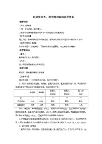 鲁教版九年级下册到实验室去：探究酸和碱的化学性质教案设计