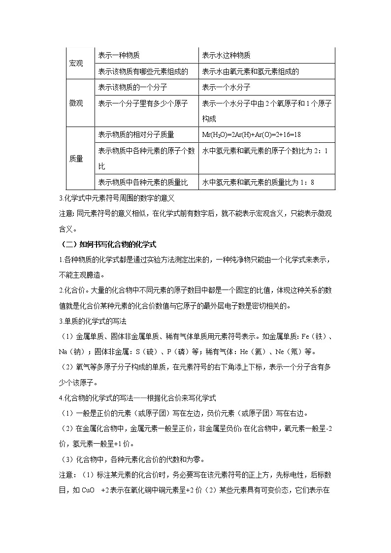 2021年初中化学 沪教版(全国)九年级上册 第3章 第3节  物质的组成 教案第2页