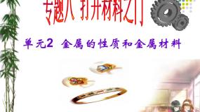 初中化学仁爱湘教版九年级下册专题八 金属和金属材料单元2 金属的性质教课ppt课件