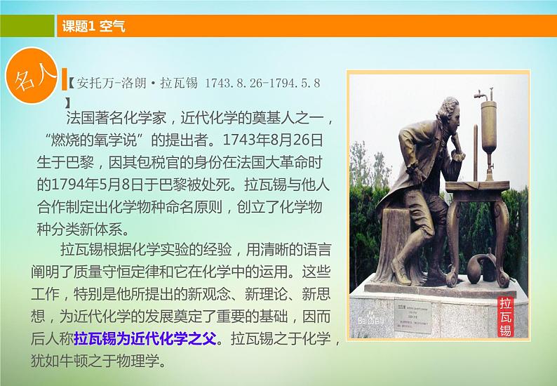 人教五四制初中化学八年级全册《第二单元 课题1 空气》课件PPT第3页