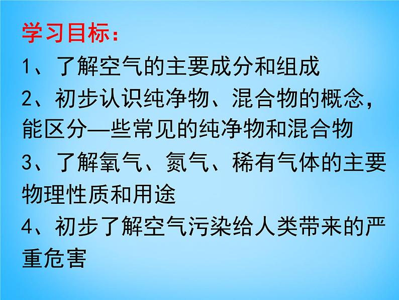 人教五四制初中化学八年级全册《第二单元 课题1 空气》课件PPT第3页