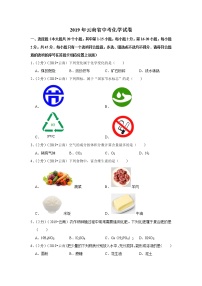 2019年云南省中考化学试卷（解析版）