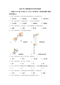 2019年广西桂林市中考化学试卷（解析版）