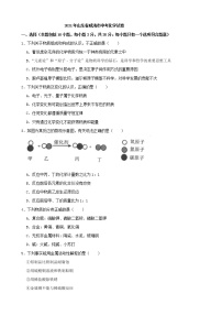 2021年山东省威海市中考化学真题(解析版)（解析版）