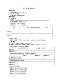 化学鲁教版第七单元 常见的酸和碱第二节 碱及其性质学案设计