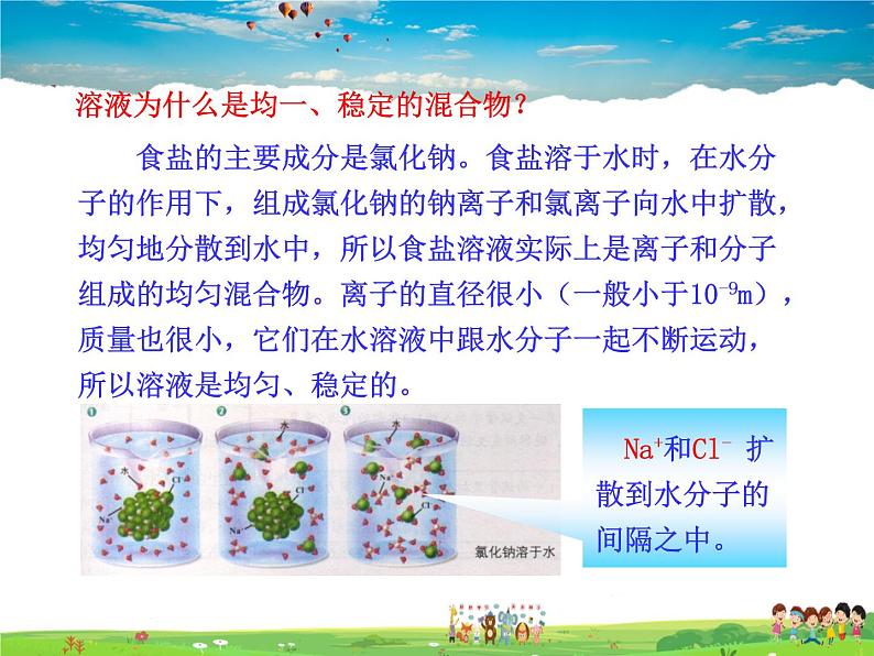 鲁教版(五四制)化学九年级全册 1.1 溶液的形成【课件】07