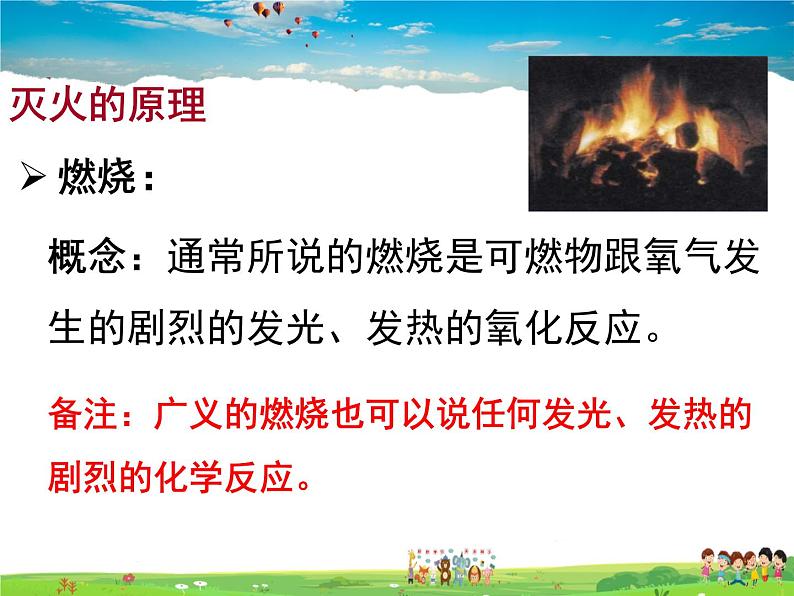 鲁教版化学九年级上册 6.1 燃烧与灭火【课件】02