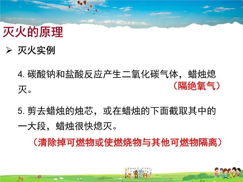 鲁教版化学九年级上册 6.1 燃烧与灭火【课件】07