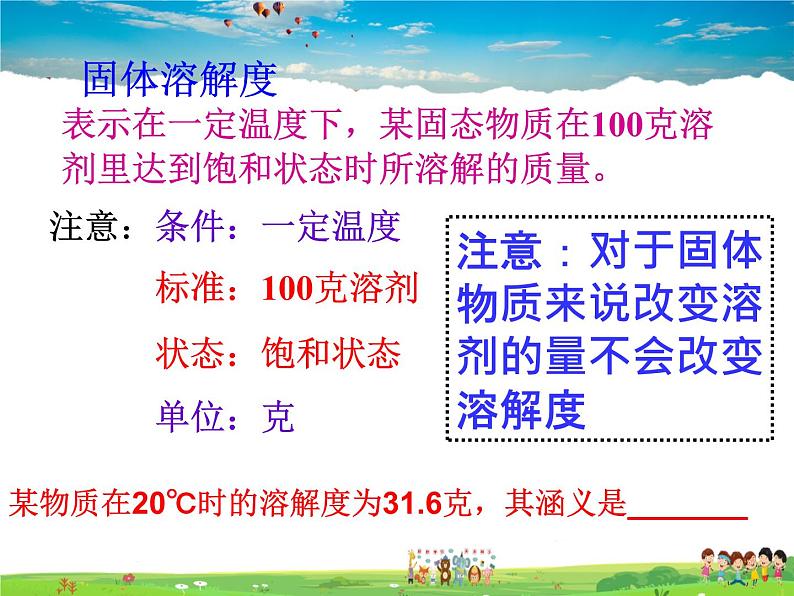 鲁教版(五四制)化学九年级全册 1.3 物质的溶解性【课件】07