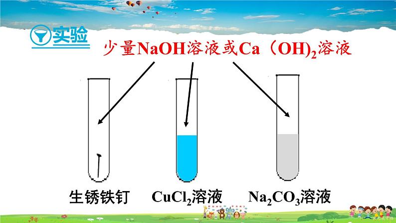 第七单元 常见的酸和碱 第二节 碱及其性质 第2课时 碱的化学性质 第2课时 碱的化学性质第7页