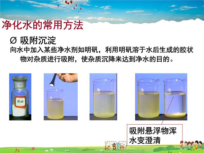 人教版化学九年级上册 4.2 水的净化【课件】第5页