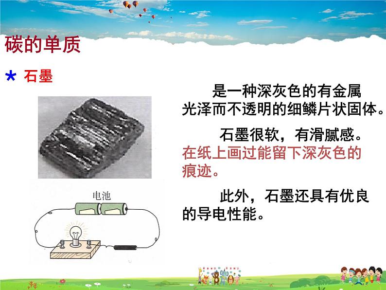 人教版化学九年级上册 6.1 金刚石 石墨 C60【课件】04