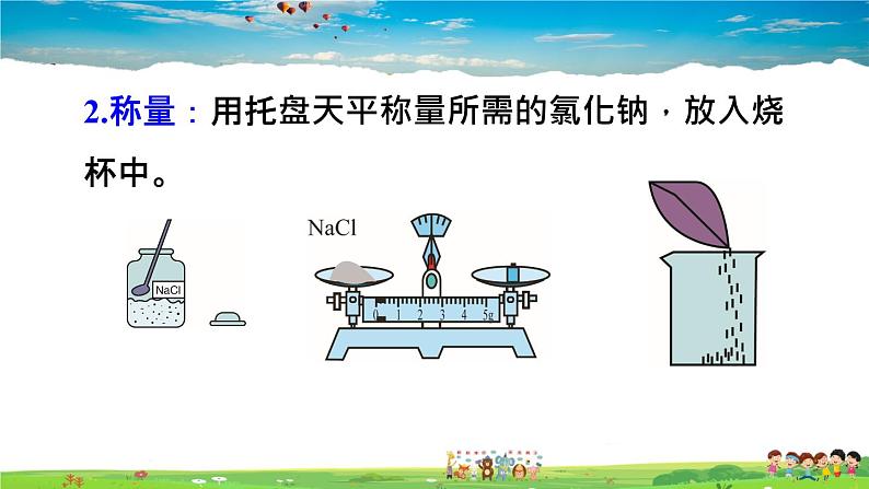 实验活动5 一定溶质质量分数的氯化钠溶液的配制第6页