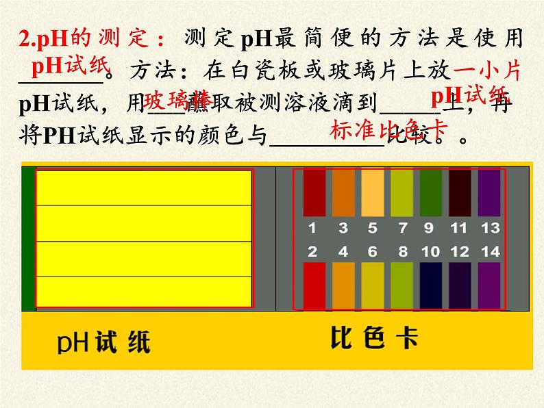 鲁教版(五四制)化学九年级全一册 2.3  溶液的酸碱性(课件)第6页