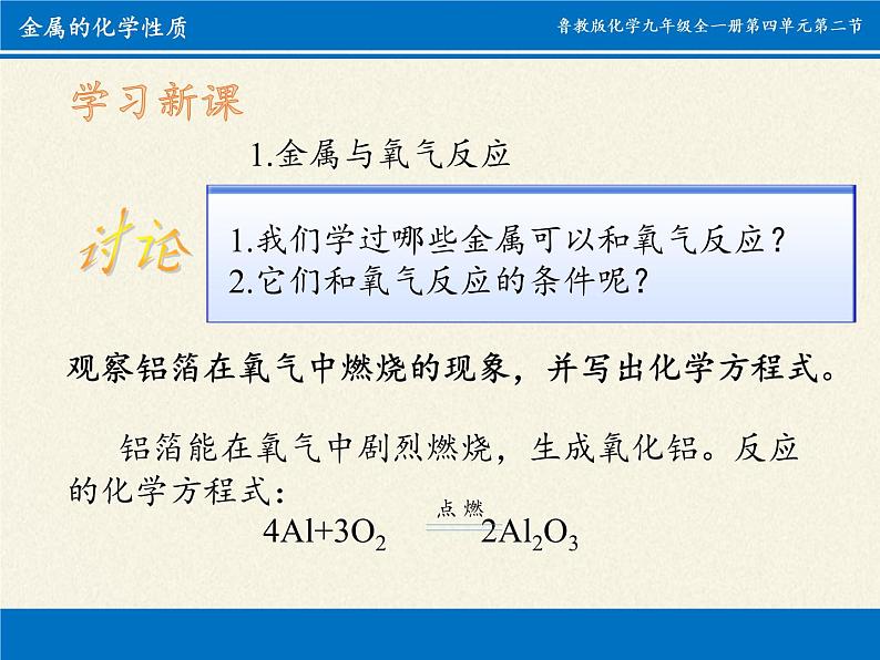 鲁教版(五四制)化学九年级全一册 4.2 金属的化学性质 (2)(课件)第7页