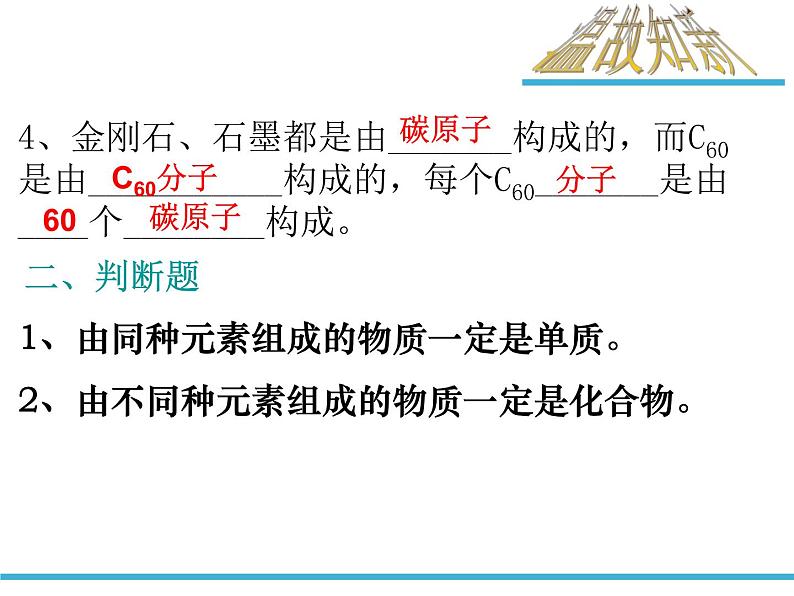 人教版(五四制)八年级全一册化学 第六单元 课题1 金刚石、石墨和C60(课件)05