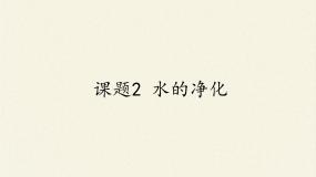 人教版 (五四制)八年级全册第四单元 自然界的水课题2 水的净化说课ppt课件